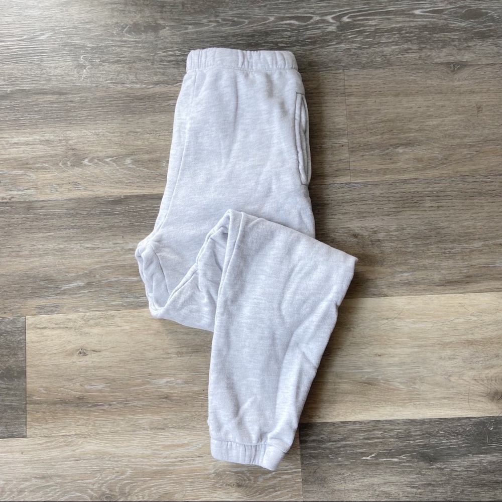 Joah Brown Empire Jogger in Pearl Grey French Terry